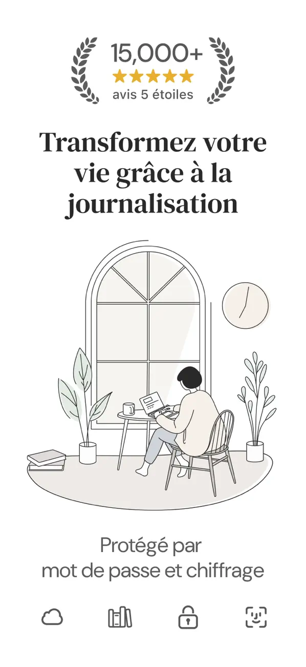 Screenshot #1 pour Diarly - Mon Journal & Notes
