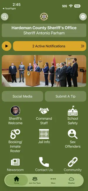 Hardeman County Sheriff TN screenshot 1