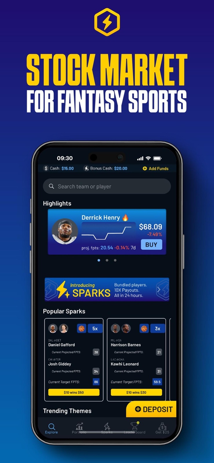 PredictionStrike Sport Stocks iphone screenshot 1