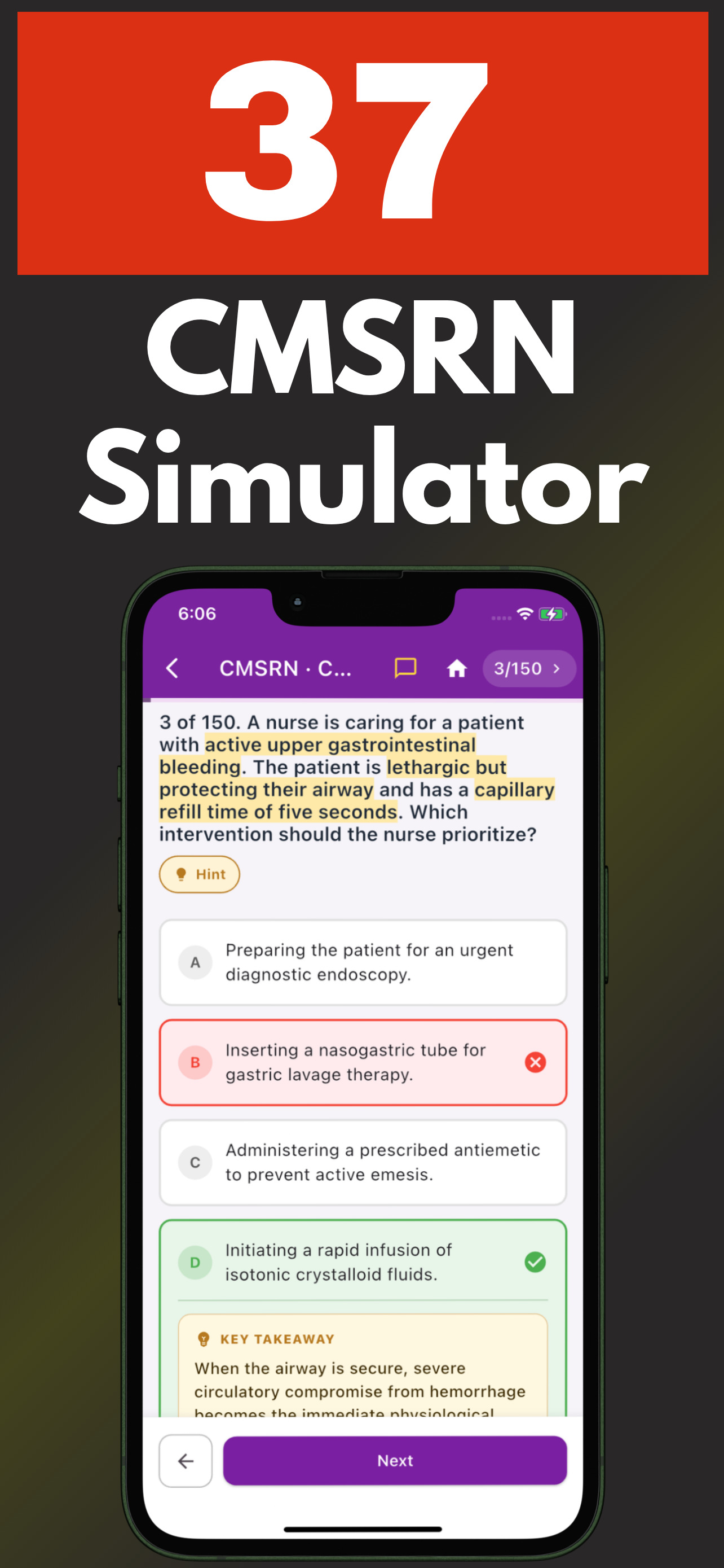 CMSRN Med-Surg Exam Prep 2026 screenshot 3
