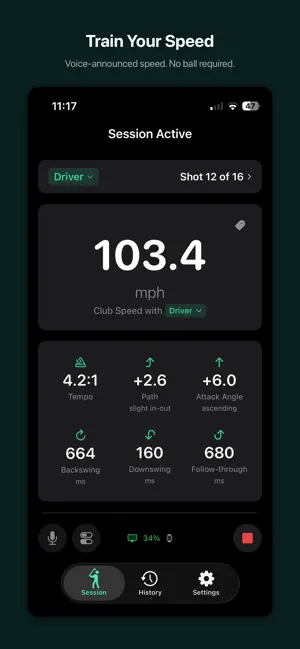 SwingSpeak: Golf Trainer screenshot 4