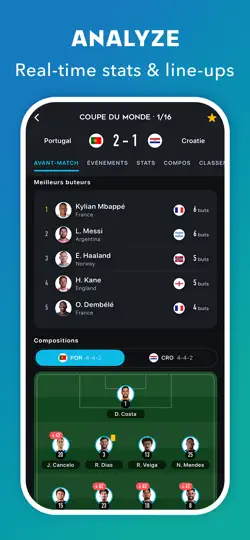 Captura de pantalla de Live Foot - Live Soccer Scores en iPhone 2