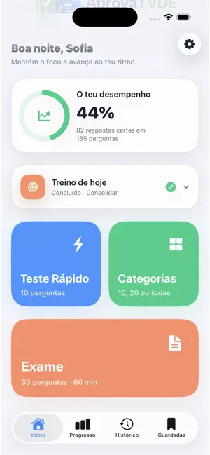 AprovaTVDE screenshot 1