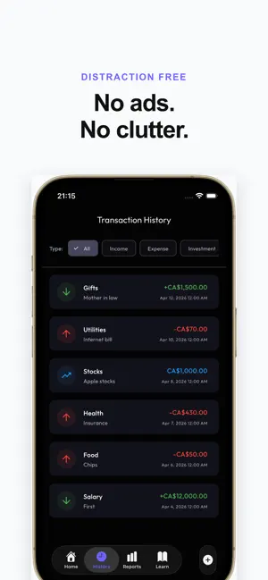 MyVista: Financial Tracker screenshot 2