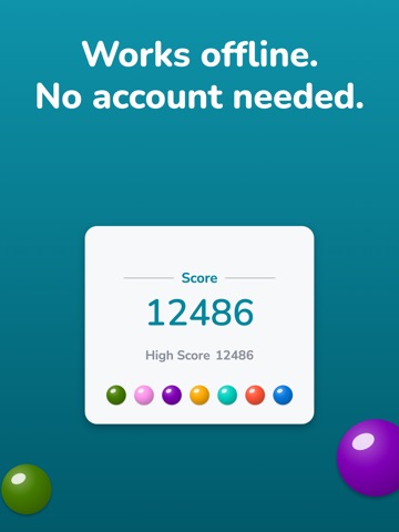 Color Lines 98: Classic Puzzle iPad screenshot
