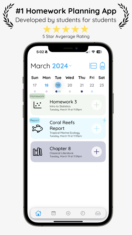 #1. Homework Tracker: Recitation (iOS) بواسطة: Troy Husted