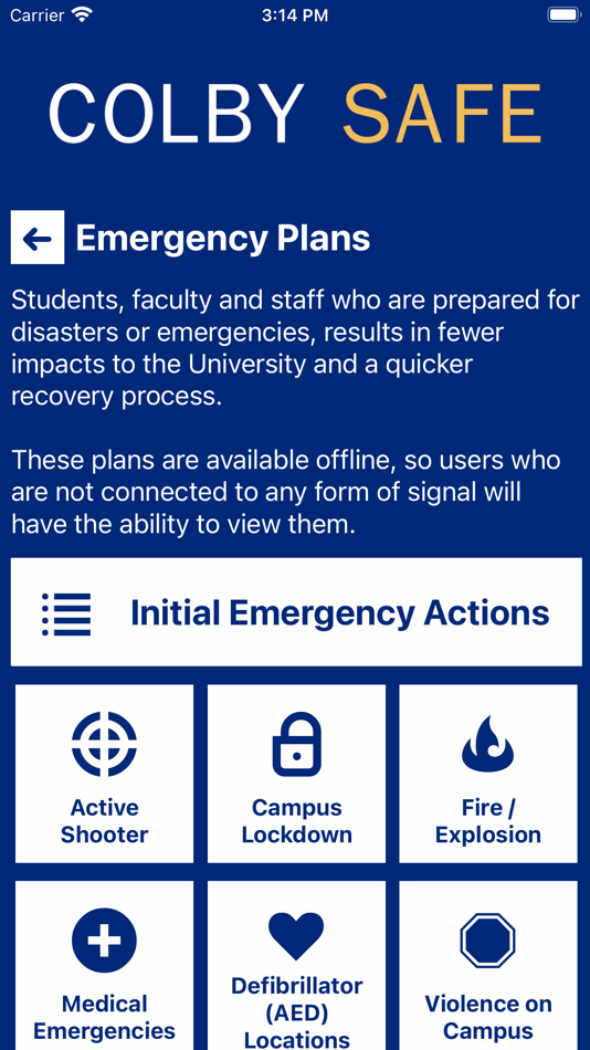 #8. Colby Safe (iOS) 由: Colby College