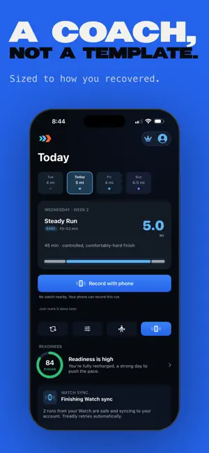 Treadly: Running Coach screenshot 1