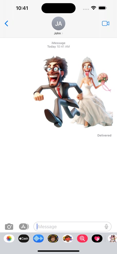 Wacky Wedding Stickers