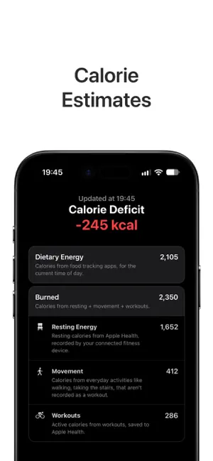 Calorie Estimator screenshot 1