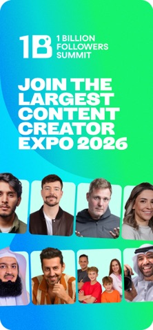 1 Billion Followers Summit Screenshot 1 of 5