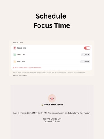 ScreenLimit: Limit Screen Time iPad screenshot