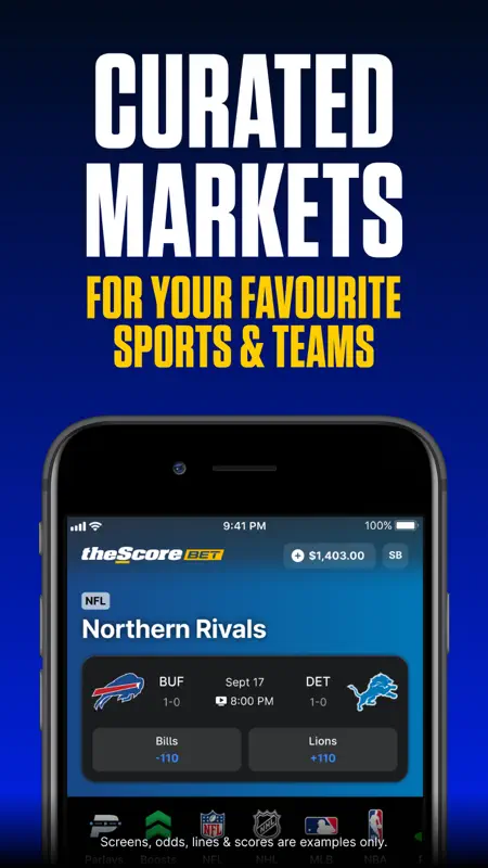 theScore Bet: Sports Betting screenshot 2 of 10