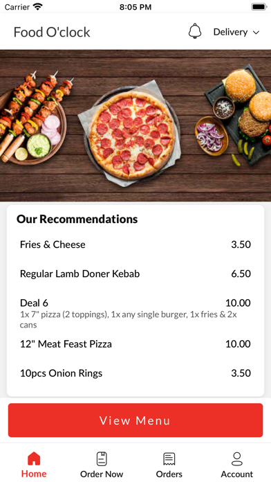 Food O'clock. Screenshot