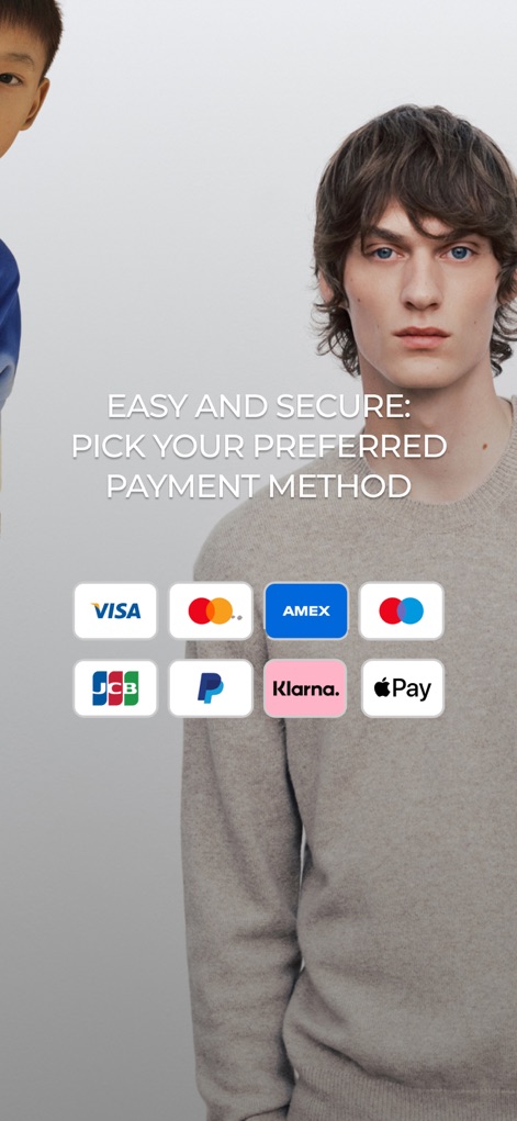 YOOX - ユーザーは「VISA」や「Mastercard」といった主要なクレジットカードから、「PayPal」や「Apple Pay」などのデジタル決済まで、多様な支払いオプションを利用できます。