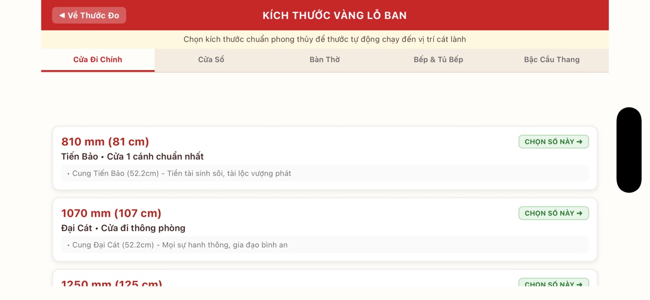 Screenshot 5 of Thước Lỗ Ban Số