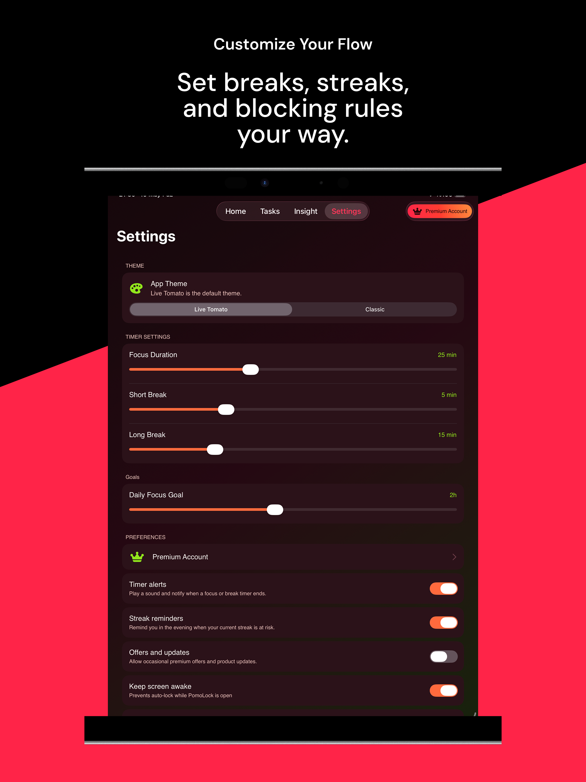 Pomodoro Timer - Concentria screenshot 14