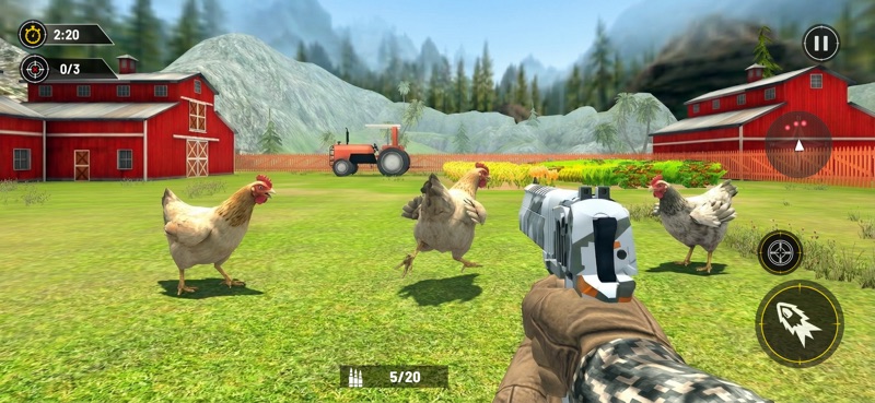 Wild Hunter: Chicken Sniper 3D screenshot 1