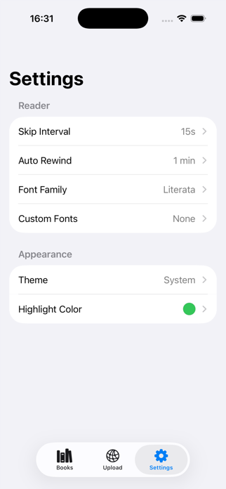 EPUB Player Screenshot 4 of 4
