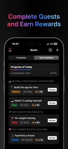 Dual: Solo Leveling For Life iPhone screenshot