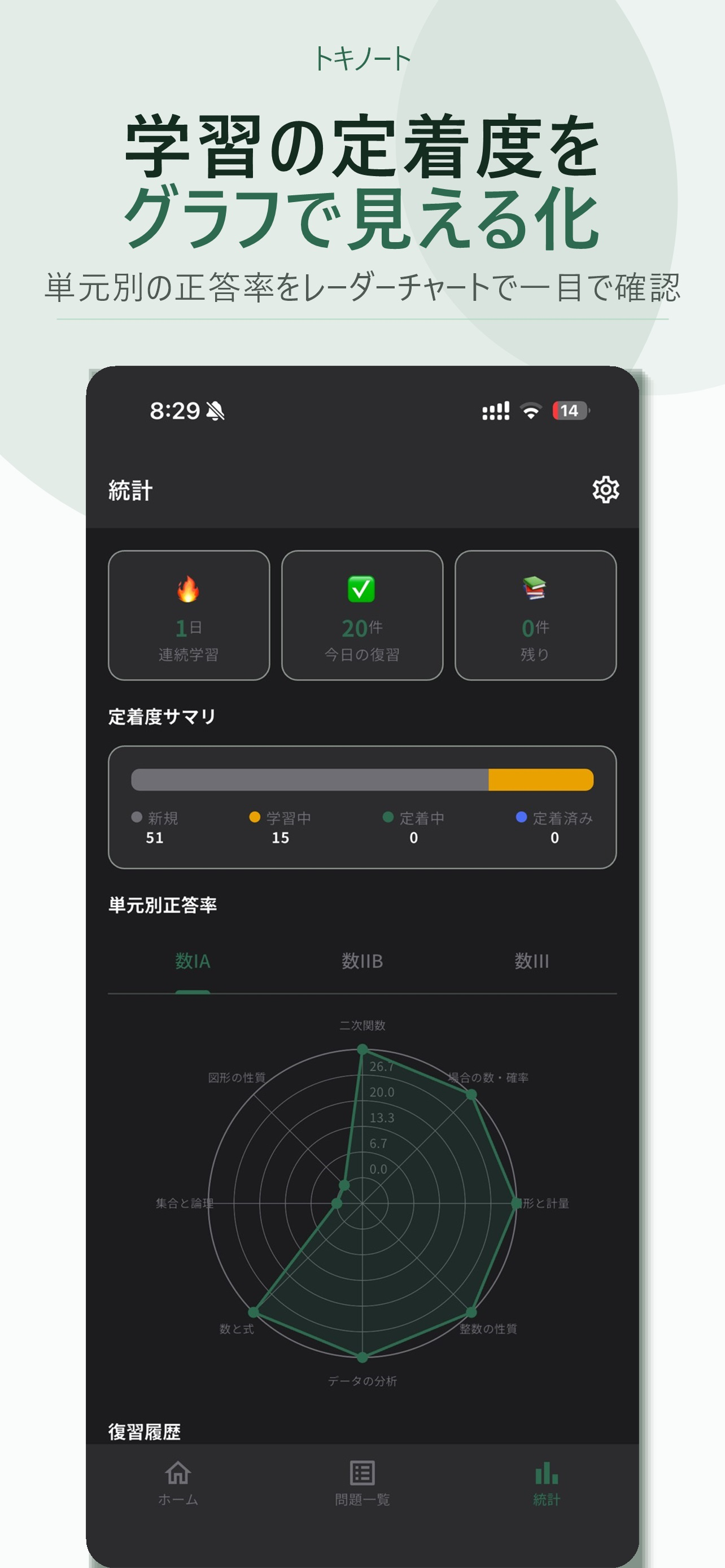 トキノート - 大学受験の復習・暗記 自作問題集 screenshot 7