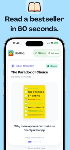 Unslop: Screen Time Blocker iPhone screenshot