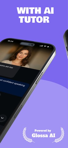 Glossa - AI English tutor screenshot