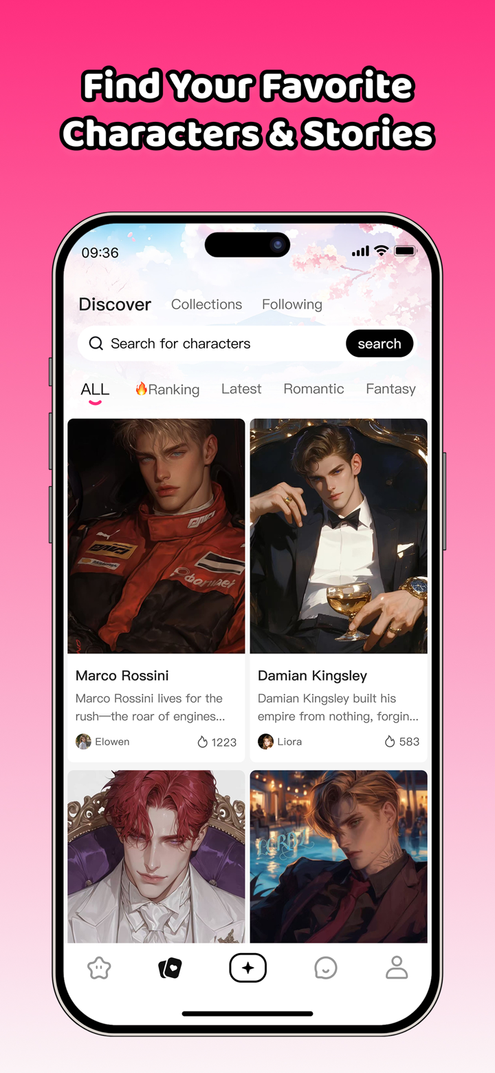 Touchie - AI Chat & Story screenshot 2