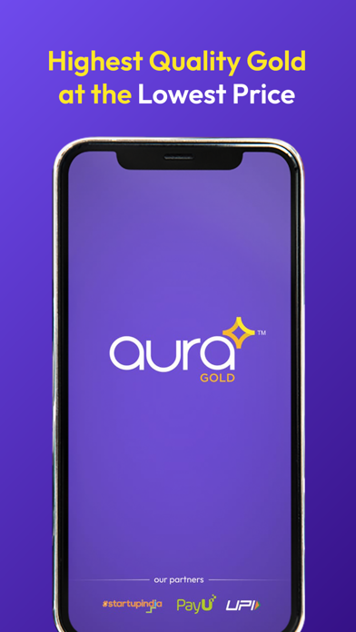 Screenshot 1 of Aura - India's Gold Saving App App