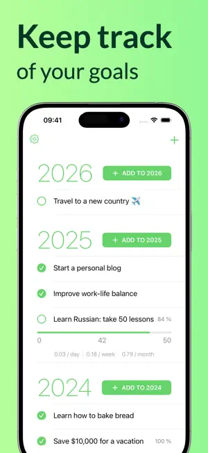 GoalTrackr - Personal Goals screenshot 1
