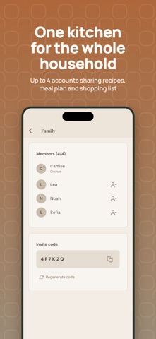 Cookfolio: Recipes & Planner iPhone screenshot