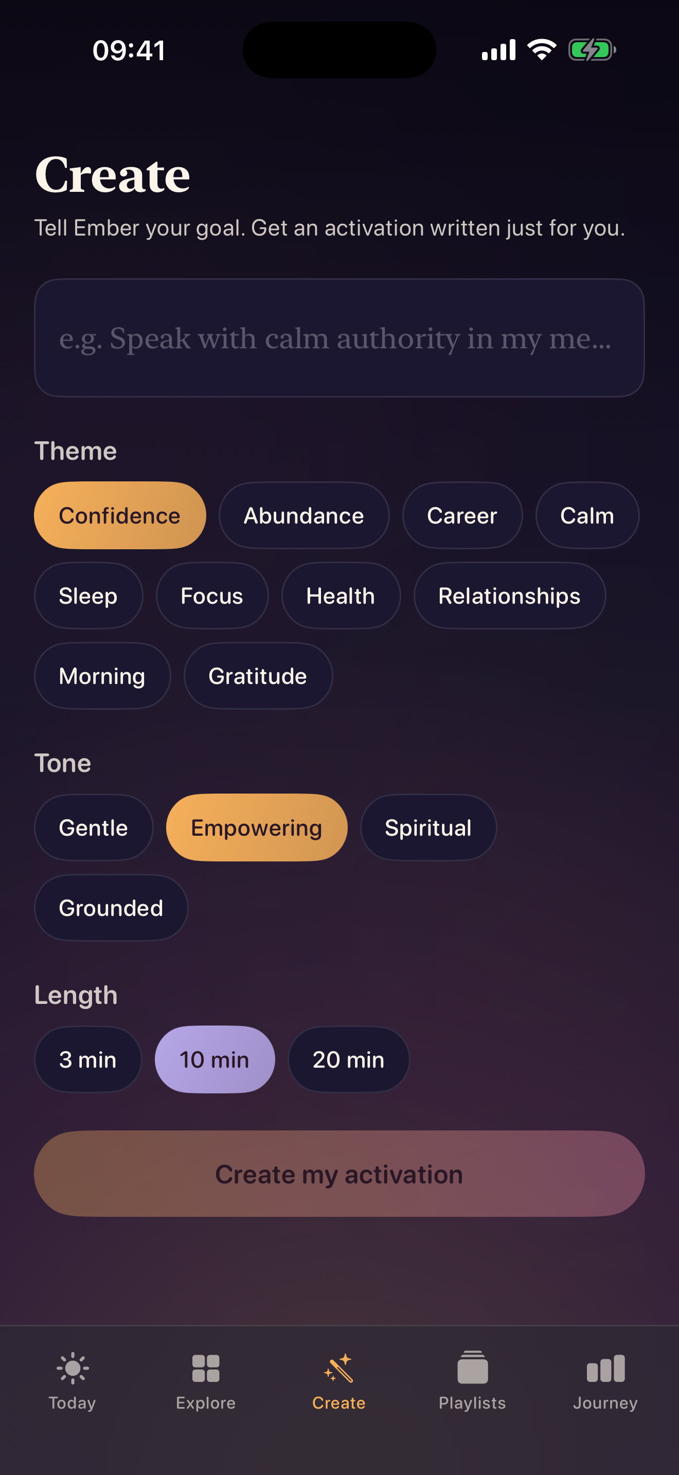 Ember: Affirmations & Calm screenshot 6