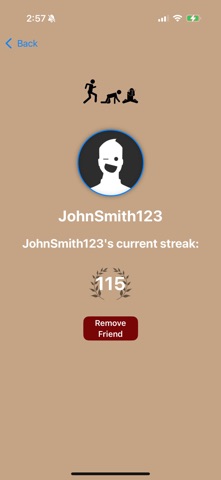 StreakerIO iPhone screenshot