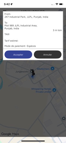 moouv driver screenshot