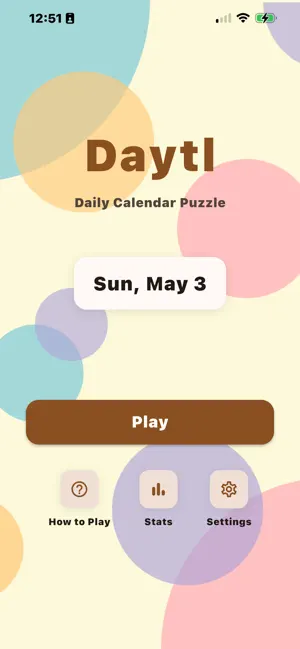 Daytl: Daily Calendar Puzzle screenshot 4
