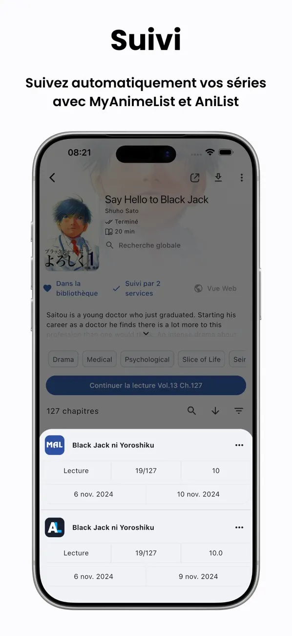 Tachimanga iOS Mod IPA screenshot 4 - iOS app interface
