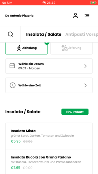 Da Antonio Pizzeria Screenshot