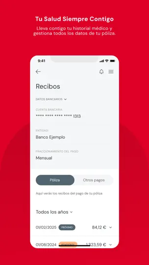 Captura de pantalla de Mapfre Salud | ES en iPhone 6