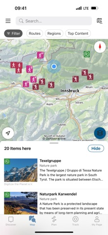 Region Seefeld Multi-day Hikes iPhone screenshot
