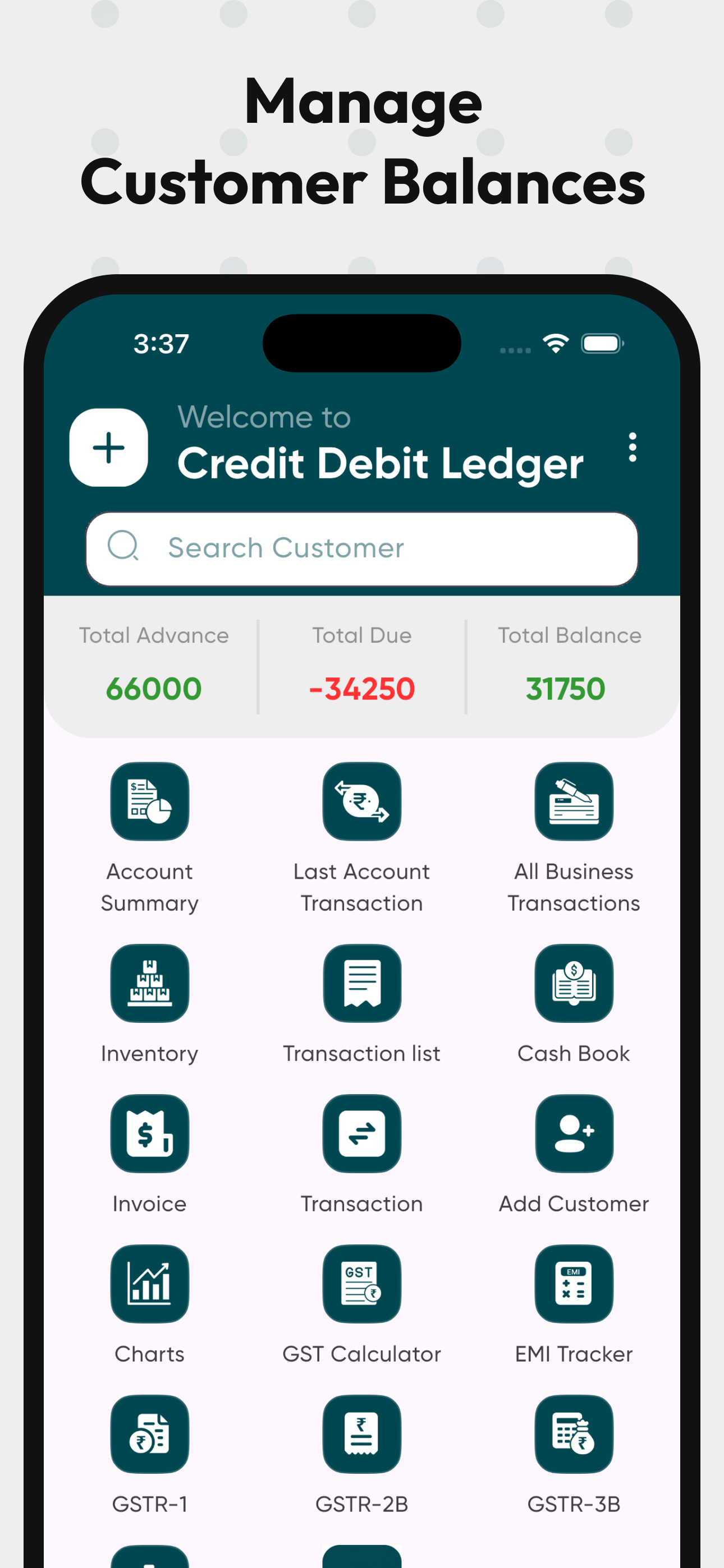 Udhar Book - Credit Ledger app screenshot 3