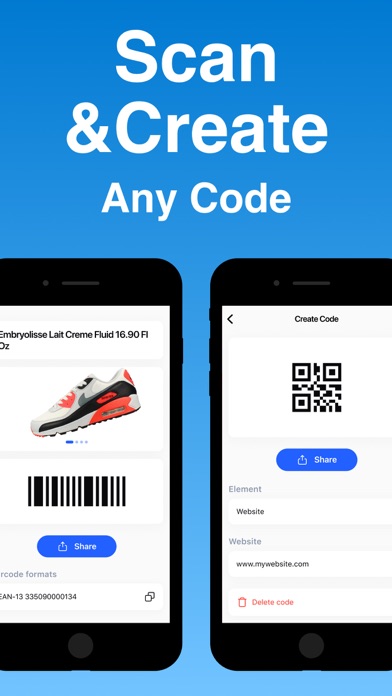 QR Code Reader ・Generator Screenshot