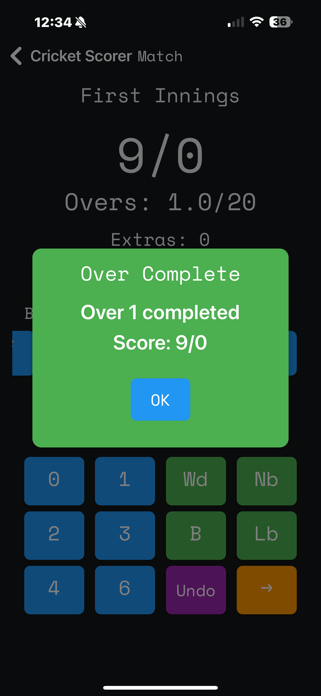 Gully Cricket Scorer Screenshot 10 of 10