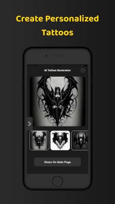 AI Tattoo Studio - InkCraft Screenshot