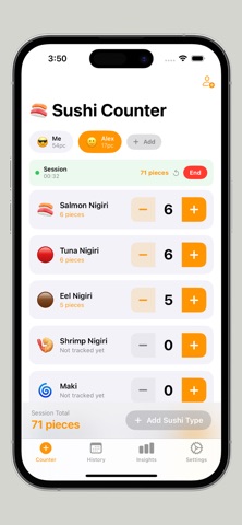 Sushi Counter - Sushi Score Screenshot 1 of 6