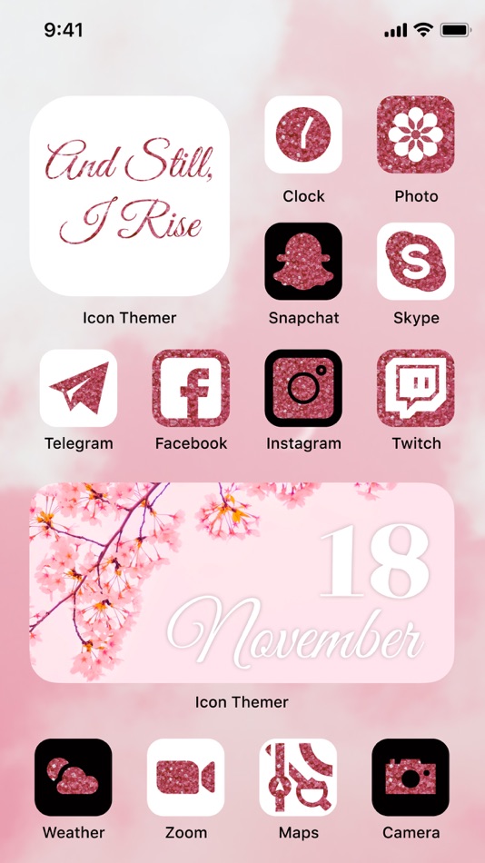 #2. Themes App Icons & Widgets 26 (iOS) Podle: Barys Bandarenko