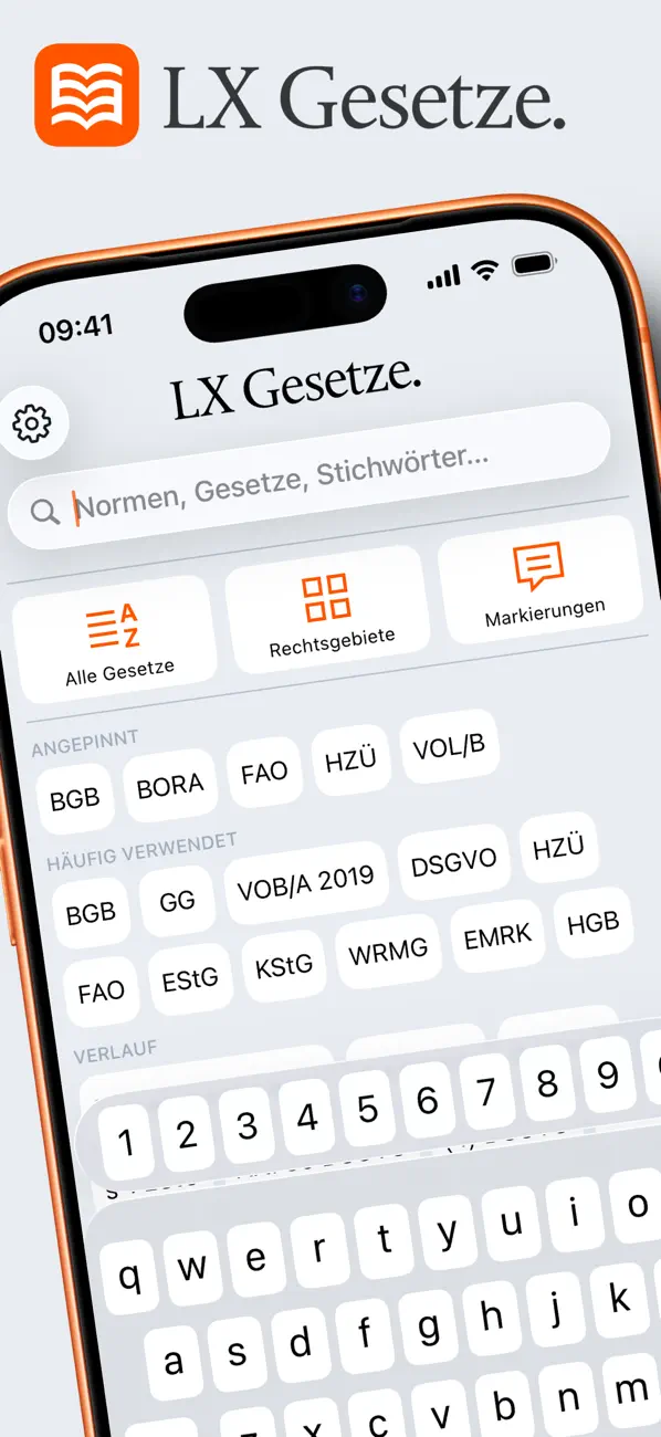 Screenshot #1 pour LX Gesetze.