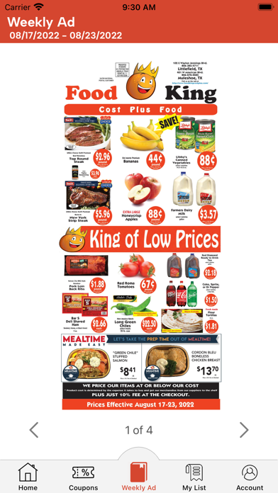 Food King Cost Plus Screenshot