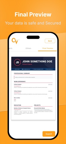 CV Maker - Professional Resume screenshot