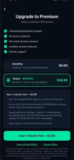 Califax VPN screenshot 4