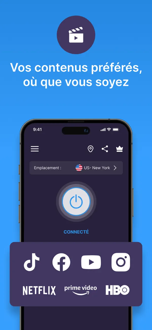 Screenshot #1 pour VPN - Super Unlimited Proxy ™